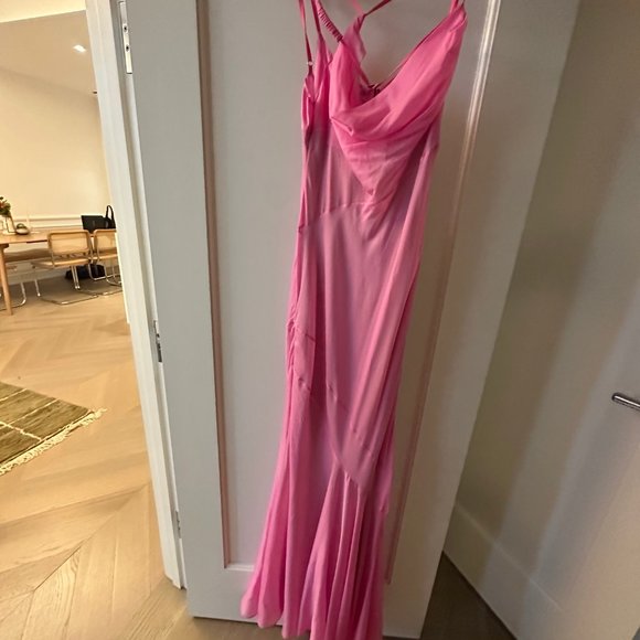 Jacquemus La Robe Draggiu Sheer Silk Chiffon Gown, size 36 still with tags! - Picture 8 of 8